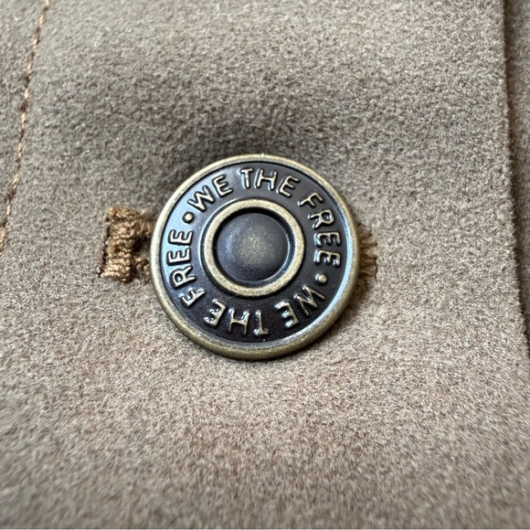 FREE PEOPLE We The Free Night Ranch Vegan Suede Jacket Size Small NWT - Picture 11 of 13